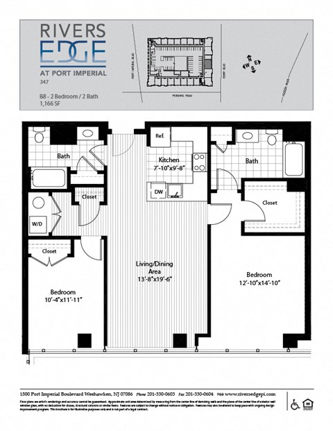 floor plan of the river edge at port imperial floor plans